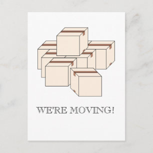 Postal De Anuncios Cajas móviles