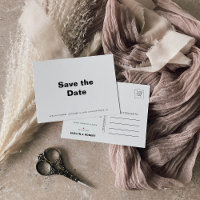 Calendario de Ahorro de Fecha de Boda Formal Minim