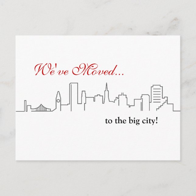 Postal De Anuncios Calentamiento o traslado de viviendas de San Franc (Anverso)