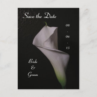 Postal De Anuncios Calla Lily Wedding Save the Date
