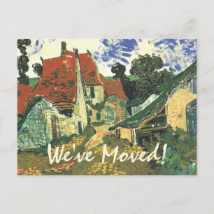 Postal De Anuncios Calle del pueblo de Van Gogh, cambio de dirección