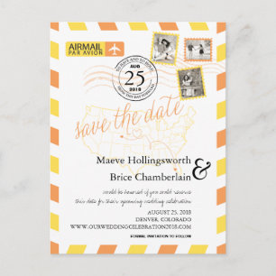Postal De Anuncios Cámara De Florida De Colorado Airmail Ahorra La Fe