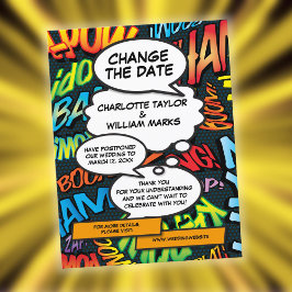 Postal De Anuncios Cambiar la posposición del Boda de la revista Date