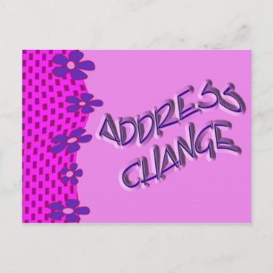 Postal De Anuncios Cambio de Dirección