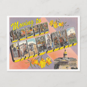 Postal De Anuncios Cambio de dirección a Carolina del Sur