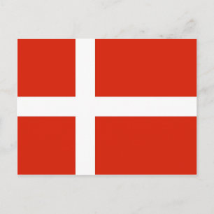 Postal De Anuncios Cambio de dirección, bandera danesa, Dannebrog