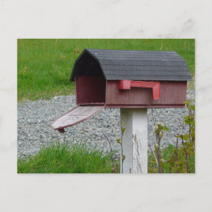 Postal De Anuncios Cambio de Dirección Buzón de Correo Rural