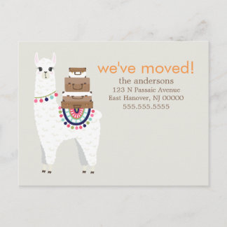Postal De Anuncios Cambio de dirección de llamada divertida / Invitac