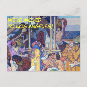 Postal De Anuncios Cambio de dirección en California en Los Ángeles