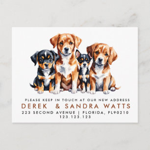 Postal De Anuncios cambio de dirección que hemos movido perros de inv