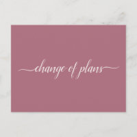 Cambio de planes Boda cancelada pospuesta Rosa