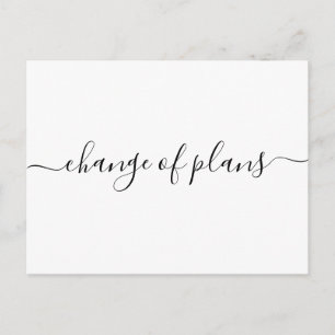 Postal De Anuncios Cambio de planes Boda pospuesta