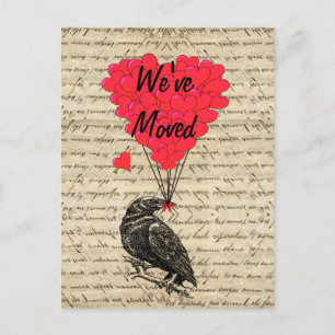 Postal De Anuncios Cambio divertido del cuervo de dirección