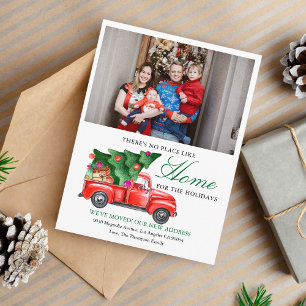 Postal De Anuncios Camión de árbol de navidad que hemos movido la fot