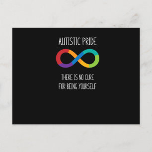 Postal De Anuncios Camiseta del Símbolo de Infinitud del Autismo Neur