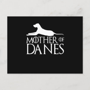 Postal De Anuncios Camiseta divertida de la madre de las danesas, gra