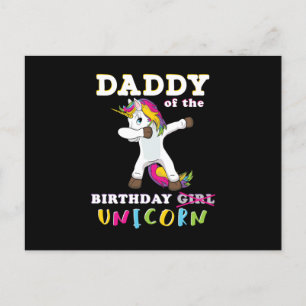 Postal De Anuncios Camiseta Papá de la Cumpleañera con Dabbing para P