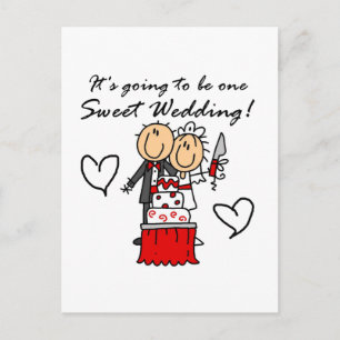 Postal De Anuncios Camisetas y regalos para una boda dulce