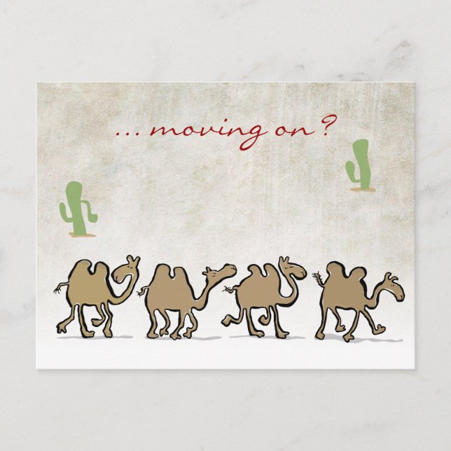 Postal De Anuncios caravana - texto personalizable (Anverso)