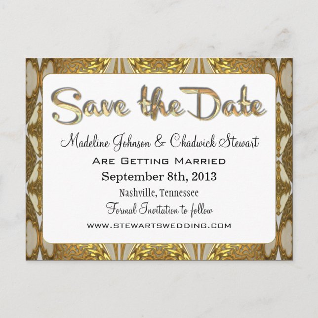 Postal De Anuncios Cardellastina Guardar la fecha (Anverso)