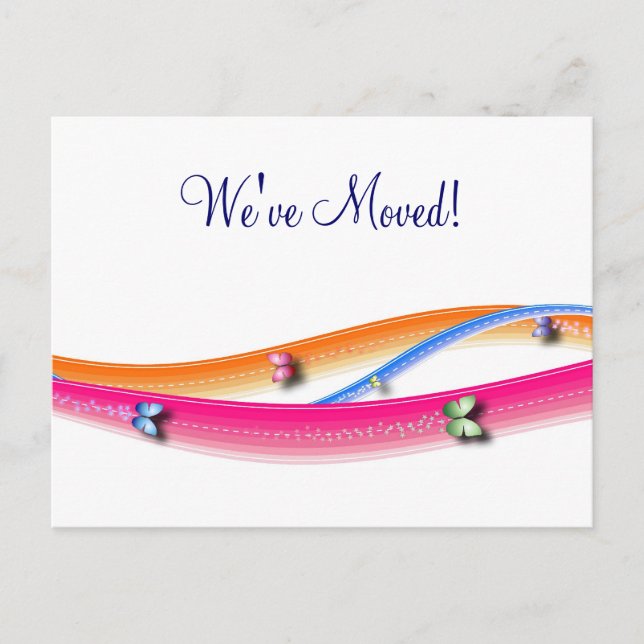 Postal De Anuncios Carreteras de cambio de dirección de la autopista  (Anverso)