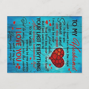 Postal De Anuncios Carta a mi esposo Encantador De Mi Esposo