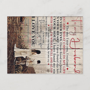 Postal De Anuncios Carta para él   Regalo genial para mi marido