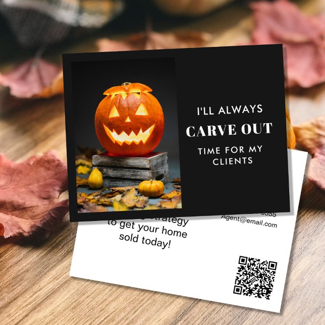 Postal De Anuncios Carve Out Time Pumpkin Referral Program (Subido por el creador)