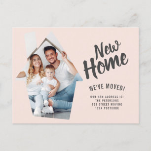 Postal De Anuncios Casa de fotos nueva tipografía de casa en movimien