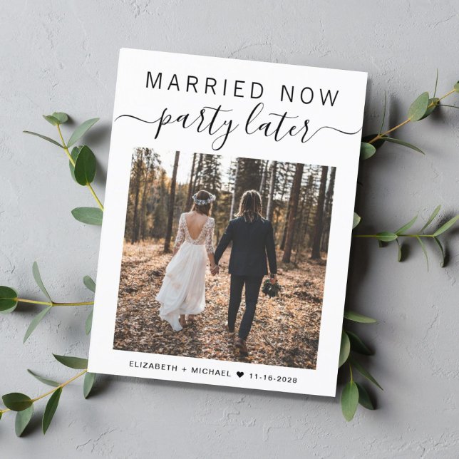 Postal De Anuncios Casados Ahora, Fiesta Después Foto Boda (Subido por el creador)