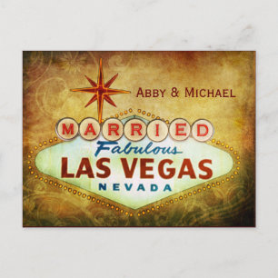 Postal De Anuncios Casados en el FABULOSO LAS VEGAS