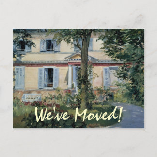 Postal De Anuncios Casas antiguas de Manet, cambio de dirección