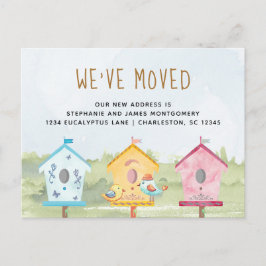 Postal De Anuncios Casas de Pájaros Lindas para Mudanzas