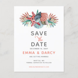 Postal De Anuncios Cascada acuática rústica Seashells Starfish Beach 