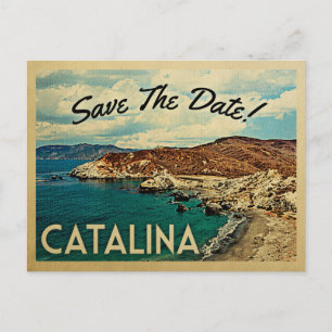 Postal De Anuncios Catalina Island Save The Date Vintage California