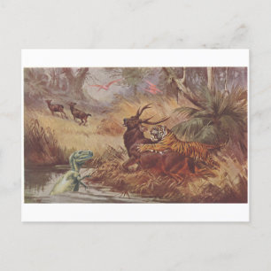 Postal De Anuncios Caza de dinosaurios -