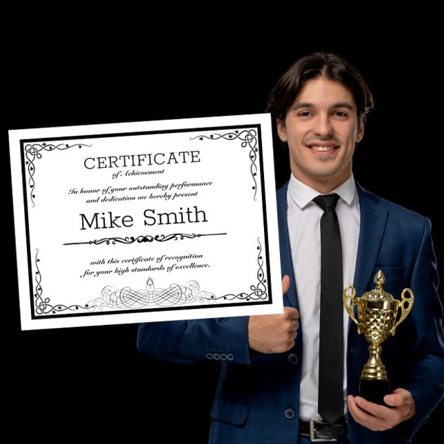 Postal De Anuncios Certificado para cualquier negocio (Subido por el creador)