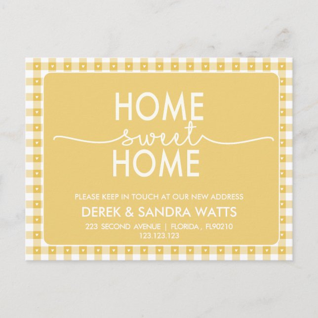 Postal De Anuncios Change of address we have moved house rustic (Anverso)