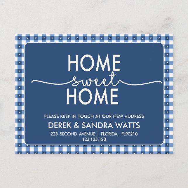 Postal De Anuncios Change of address we have moved house rustic (Anverso)