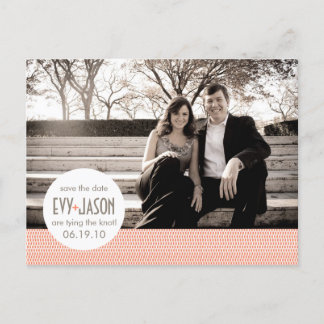 Postal De Anuncios Checkers + Dots- Guardar fecha personalizado - Cor