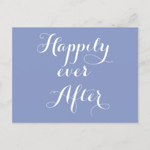 Postal De Anuncios Chic Flourish   Bodas Felices para Siempre