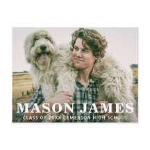 Chico Moderno Foto Superposición de Texto Graduaci