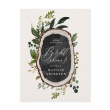 Chorro de boda botánico guion casa rústica de camp