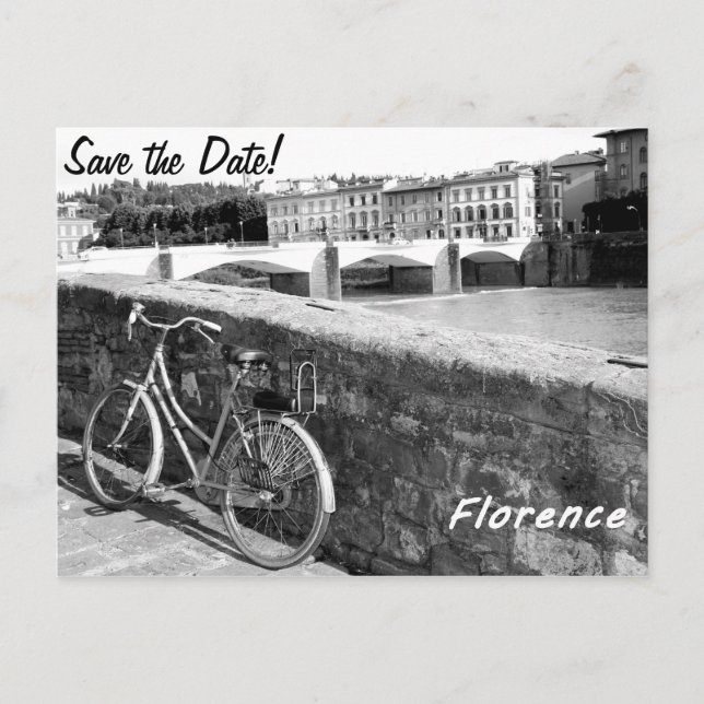 Postal De Anuncios Ciclismo en la ciudad italiana de Florencia (Anverso)