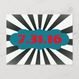 Postal De Anuncios Circus Save the Date