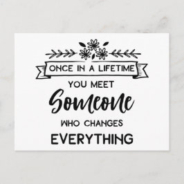 Postal De Anuncios Cita de amor pensando en ti te extraño amistad