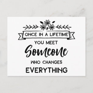 Postal De Anuncios Cita de amor pensando en tu amistad