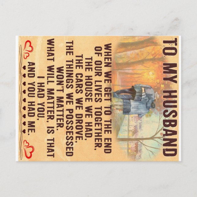 Postal De Anuncios Citas divertidas dan al marido | Regalo Para Padre (Anverso)