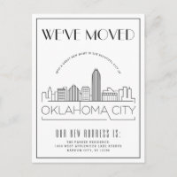 Ciudad de Oklahoma Moderno Deco | Cambio de Direcc