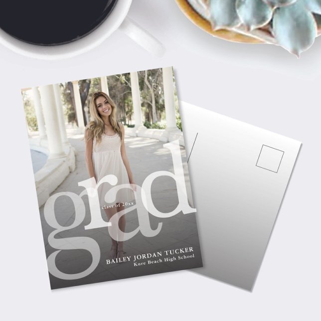 Postal De Anuncios Clase de superposición simple de GRAD para invitac (Subido por el creador)